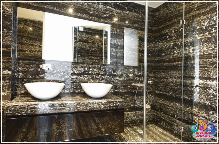 50 idées de design de salle de bain de luxe (granit, cette salle de bain moderne, comptoir, chambre à coucher, luxe, salle de bain, design, idées, carreaux de céramique) 50 idées de design de salle de bain de luxe