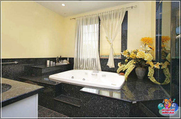 50 idées de design de salle de bain de luxe (granit, cette salle de bain moderne, comptoir, chambre à coucher, luxe, salle de bain, design, idées, carreaux de céramique) 50 idées de design de salle de bain de luxe