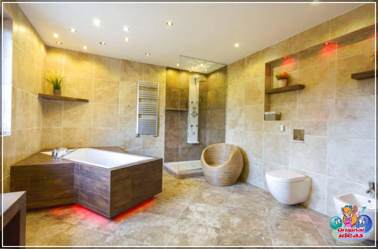 50 idées de design de salle de bain de luxe (granit, cette salle de bain moderne, comptoir, chambre à coucher, luxe, salle de bain, design, idées, carreaux de céramique) 50 idées de design de salle de bain de luxe