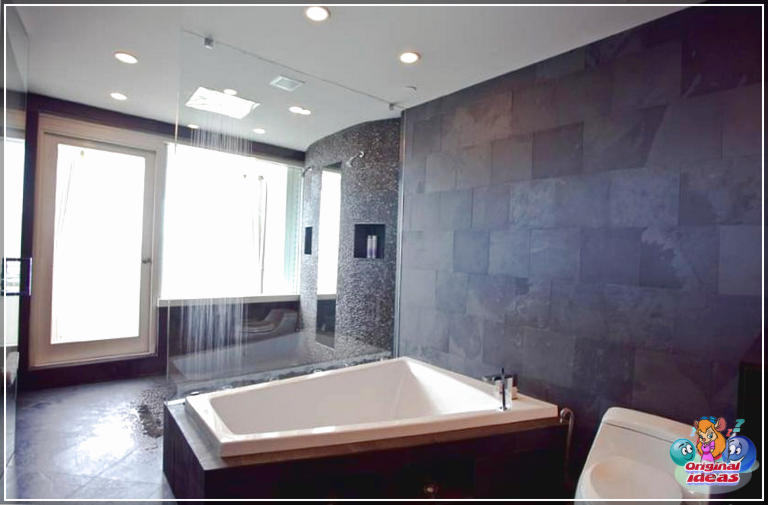 50 idées de design de salle de bain de luxe (granit, cette salle de bain moderne, comptoir, chambre à coucher, luxe, salle de bain, design, idées, carreaux de céramique) 50 idées de design de salle de bain de luxe