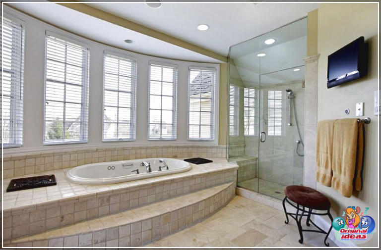 51 idées de design de salle de bain (photos de baignoires et douches) (minimaliste, extérieur, armoires, combinaison, simple, salle de bain, design, idées, baignoires, douches, carreaux de pierre) 51 idées de design de salle de bain (photos de baignoires et douches)