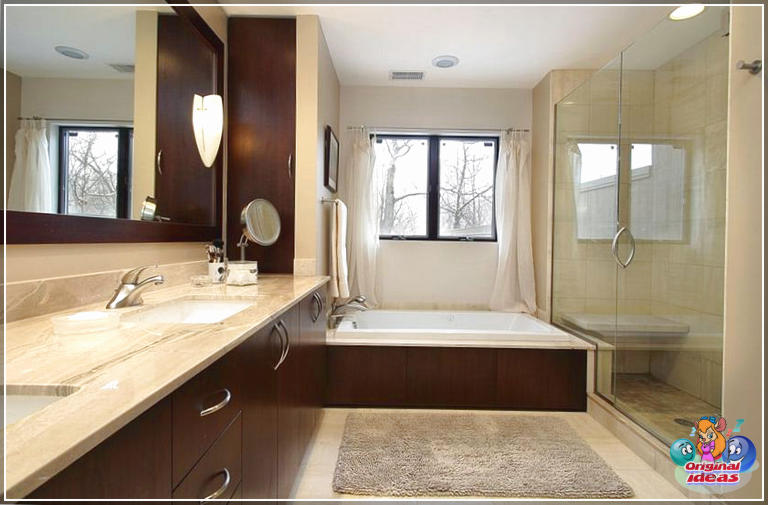 51 idées de design de salle de bain (photos de baignoires et douches) (minimaliste, extérieur, armoires, combinaison, simple, salle de bain, design, idées, baignoires, douches, carreaux de pierre) 51 idées de design de salle de bain (photos de baignoires et douches)