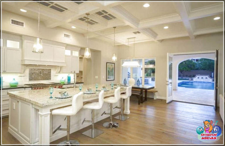 31 відкрита концептуальна кухня (фотографії дизайнів та макетів)