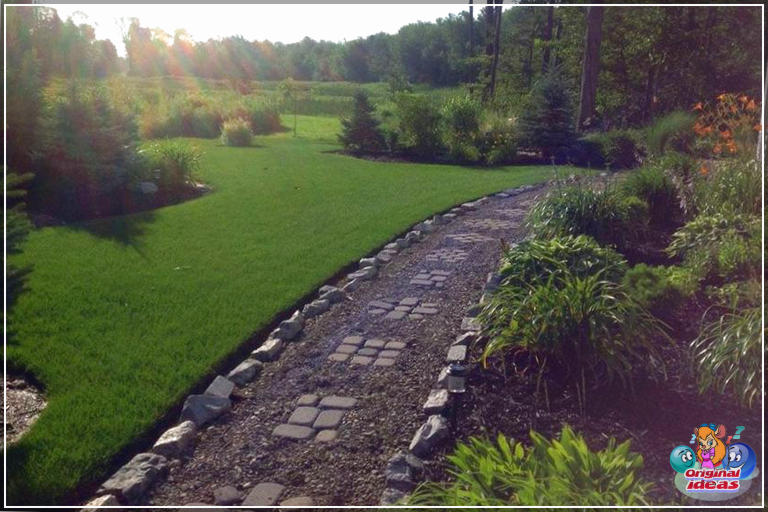 Idee di passerelle con un budget (disegni da giardino e cortile) (naturale, legno, pareti, colori, passerella, idee, budget, giardino, cortile) Idee per passerelle con un budget limitato (progetti di giardini e cortili)