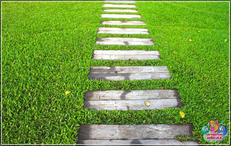 Idee di passerelle con un budget (disegni da giardino e cortile) (naturale, legno, pareti, colori, passerella, idee, budget, giardino, cortile) Idee per passerelle con un budget limitato (progetti di giardini e cortili)