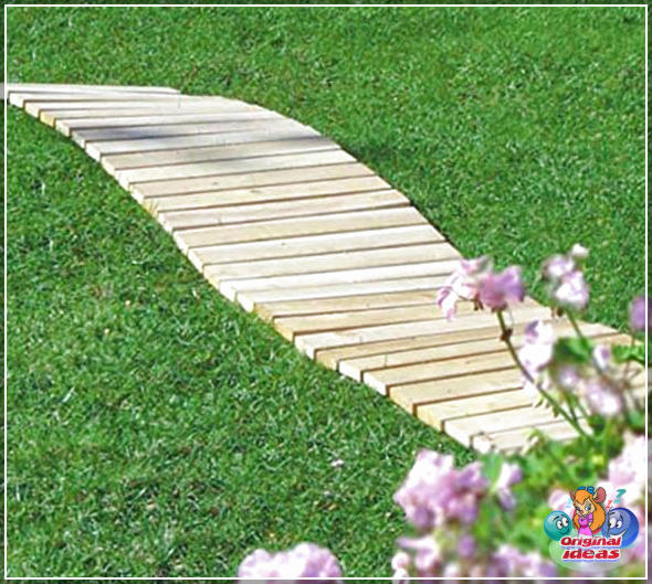 Idee di passerelle con un budget (disegni da giardino e cortile) (naturale, legno, pareti, colori, passerella, idee, budget, giardino, cortile) Idee per passerelle con un budget limitato (progetti di giardini e cortili)