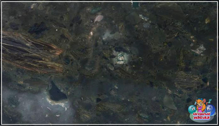 Colori granito per controsoffitti (immagini di tipi popolari) () Lastra di granito nero vulcano dal Brasile