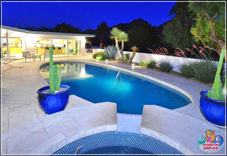natation Piscine au sol de forme ovale