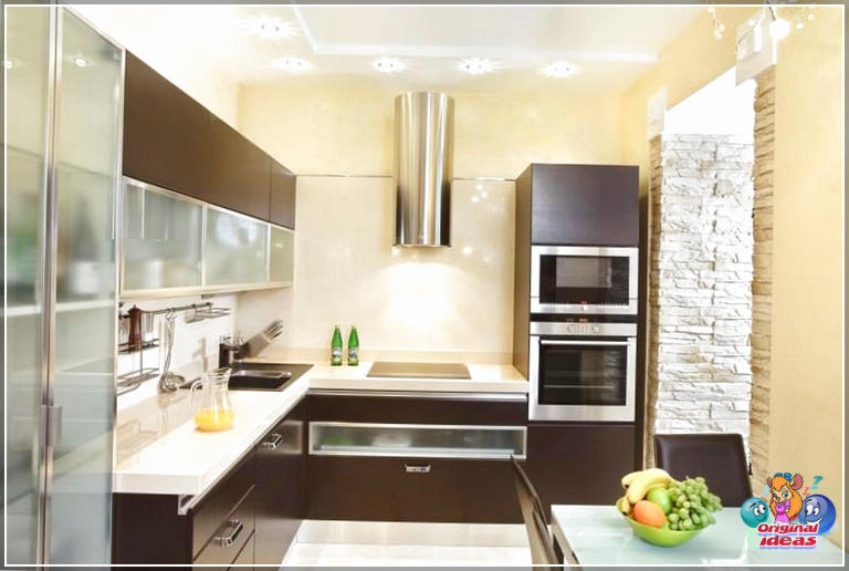petit Conception de petite cuisine moderne