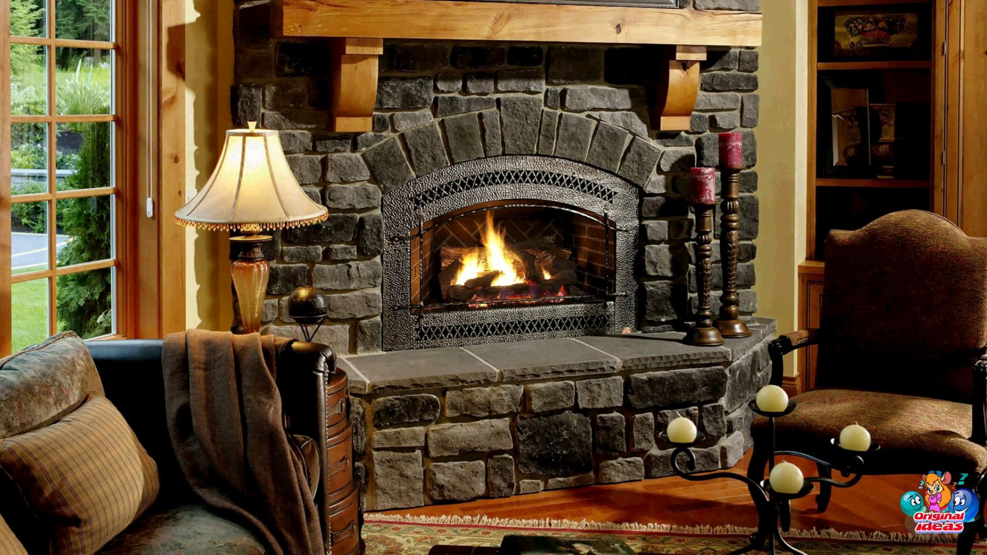Beautiful natural stone fireplaces 11