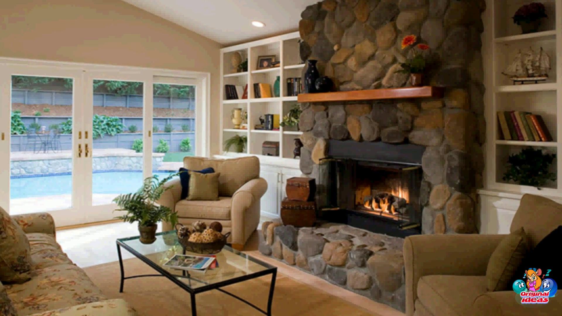 Beautiful natural stone fireplaces 15
