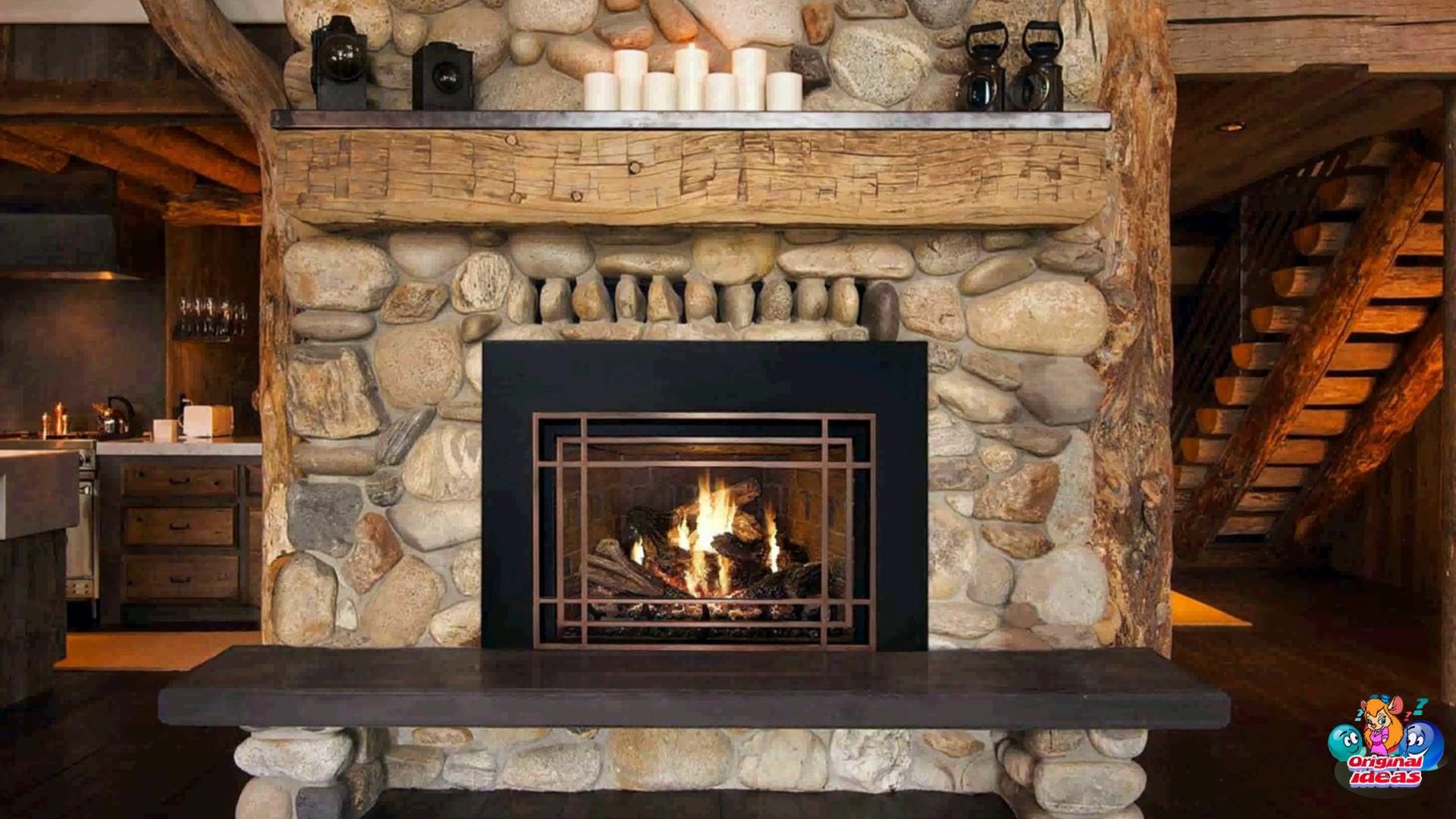 Beautiful natural stone fireplaces 3
