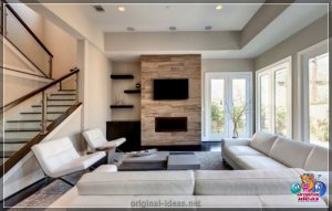 Ніша ў гасцінай: спосабы размяшчэння і распрацоўкі гасціных пры дапамозе ніш (110 фотаздымкаў)