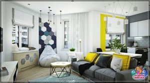 Дызайн інтэр'еру нумара 20 квадратных метраў. м.: Ідэі для выбару і рэкамендацый па дызайне нумара (...