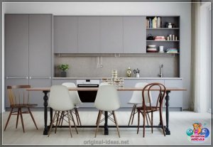 Шэрая кухня: асноўныя варыянты спалучэння і ідэі для выкарыстання шэрага колеру (110 фотаздымкаў)