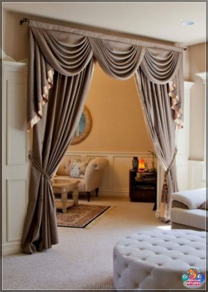 Шторы з Lambrequin: 115 фотаздымкаў лепшых ідэй для выкарыстання ў розных стылях