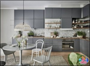 Скандынаўская кухня: 115 фотаздымкаў арыгінальных рашэнняў і варыянтаў дызайну кухні