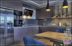 Кутняя кухня - Асаблівасці выбару, прыкладання і ўстаноўкі кухні (110 фотаздымкаў)