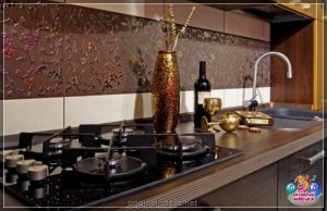 Плітка для кухні на фартуху: 105 фотаздымкаў прыкладаў сапраўднага інтэр'еру кухні для пліткі