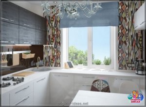 Кухня 6 квадратных метраў у невялікай кватэры - 2023: Дызайн інтэр'еру, халадзільнік, газавая калона...