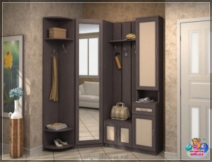 Кутковы пярэдні пакой да калідора: тыпы, матэрыялы, лепшыя ідэі дызайну, рэальныя фатаграфіі, прыкла...