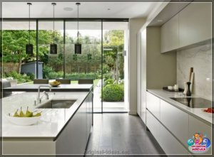 Сучасныя кухні: 105 фотаздымкаў арыгінальных і стыльных рашэнняў для дызайну кухні