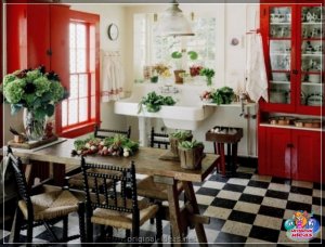 Плітка для кухні на падлозе - парады, як выбраць і агляд лепшых ідэй для падлогі з падлогавай пліткі...