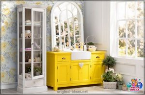 Мэбля ў ваннай - 85 фотаздымкаў сучасных мадэляў і прыгожых дызайнерскіх камбінацый