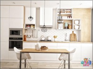 Белая кухня ў інтэр'еры: стыльна, модна, хупава (фота)