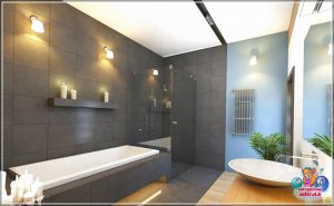 50 ідэй дызайну раскошнай ваннай