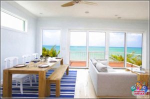 Дызайн пляжнага дома. Фатаграфіі дэкору, інтэр'еру і экстэр'ера