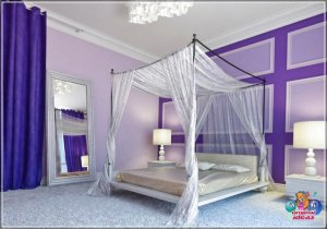 25 ідэй для фіялетавай спальні. Дызайн і дэкор