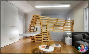 Раздзел у гасцінай - варыянты ідэальнага размяшчэння ў інтэр'еры гасцінай (120 фотаздымкаў)