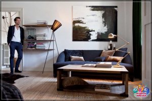 Мужчынская кватэра - 100 фотаздымкаў новых прадуктаў сучаснага дызайну