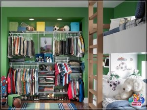 Дзіцячая шафа - 75 фотаздымкаў ідэальнай камбінацыі ў інтэр'еры