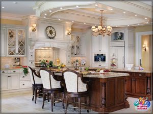 Столь на кухні - 70 фотаздымкаў ідэальнай камбінацыі ў інтэр'еры