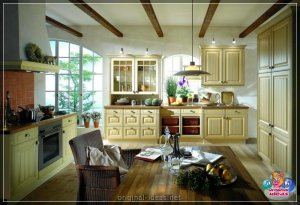 Кухня ў стылі Праванс - 103 фотаздымкі моднага дызайну на кухні. Кухні ў стылі Праванс у кватэры