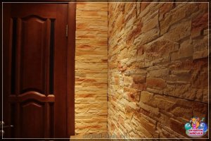 Упрыгожванне пярэдняга пакоя з каменем - 105 фотаздымкаў гатовых - зробленых варыянтаў дэкору