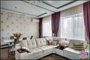 Шпалеры ў гасцінай - 100 фотаздымкаў лепшых дызайнерскіх рашэнняў