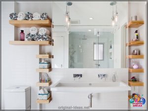 Паліцыя ваннай пакоі - 60 фотаздымкаў прыгожых новых прадуктаў у інтэр'еры