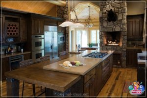 Упрыгожванне сцен з каменем - 80 незвычайны дэкор у інтэр'еры