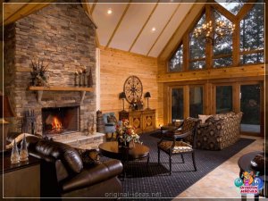 Гасцёўня з камінам - 80 фотаздымкаў класічнага стылю ў новым дызайне