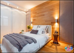 Ламінат на сцяне - 55 фотаздымкаў новых спосабаў упрыгожвання сцен у інтэр'еры