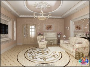 Класічны дызайн кватэр - 69 фотаздымкаў багацця элегантных упрыгожванняў
