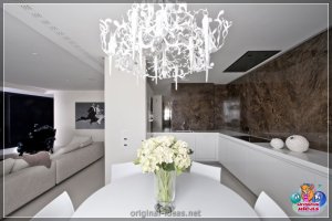 Белы дызайн кватэры - 100 фотаздымкаў лепшых варыянтаў камбінацыі