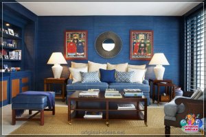 Звычайныя шпалеры ў інтэр'еры - 90 фотаздымкаў ідэальнай камбінацыі