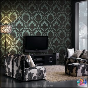 Не -тканыя шпалеры - 75 фотаздымкаў лепшых варыянтаў дызайну