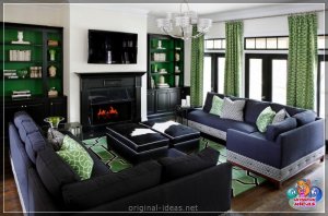 Зялёны колер сцен - 50 фотаздымкаў прыгожага і стыльнага зялёнага дызайну