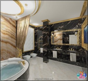 Ванная пакой у класічным стылі - 100 фотаздымкаў лепшых варыянтаў інтэр'еру