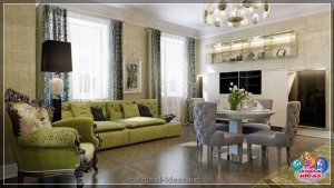 Гасцёўня ў стылі Art Deco - варыянты ідэальнага дызайну (120 фотаздымкаў)